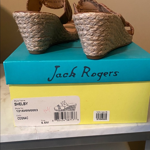 Jack Rogers Tan Wedge Sandals - Picture 4 of 4